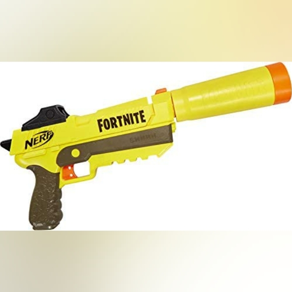 Nerf Fortnite SP-L Elite Dart Blaster with Barrel Attachment - Yellow - Picture 2 of 12